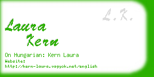 laura kern business card